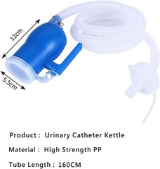 68 OZ Portable Urinal Bottle for Men with 59” Hose – Odor-Proof & Durable