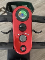 Golden Buzzaround XL 3-Wheel Mobility Scooter 18mi 375lb Storage Red/Black