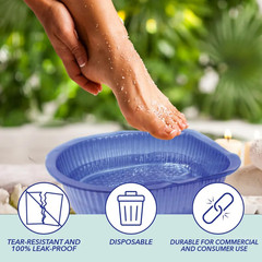 ForPro Universal Pedi Bath Liners – 50% THICKER – Fit Footsie Bath Plus Foot Bat