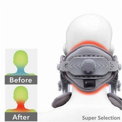 Heating Cervical Traction Device Inflatable 3 Heat & 5 Traction Levels Neck