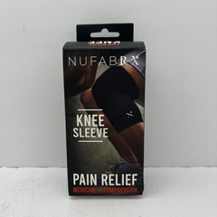 NUFABRX Knee Compression Sleeve Pain Relief