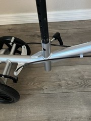 Nova Knee Scooter TKW-12 Adjustable Steerable Black w/Basket 300 lb capacity