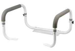 NEW Glacier Bay Toilet Support Rail Adjustable Grab Bar