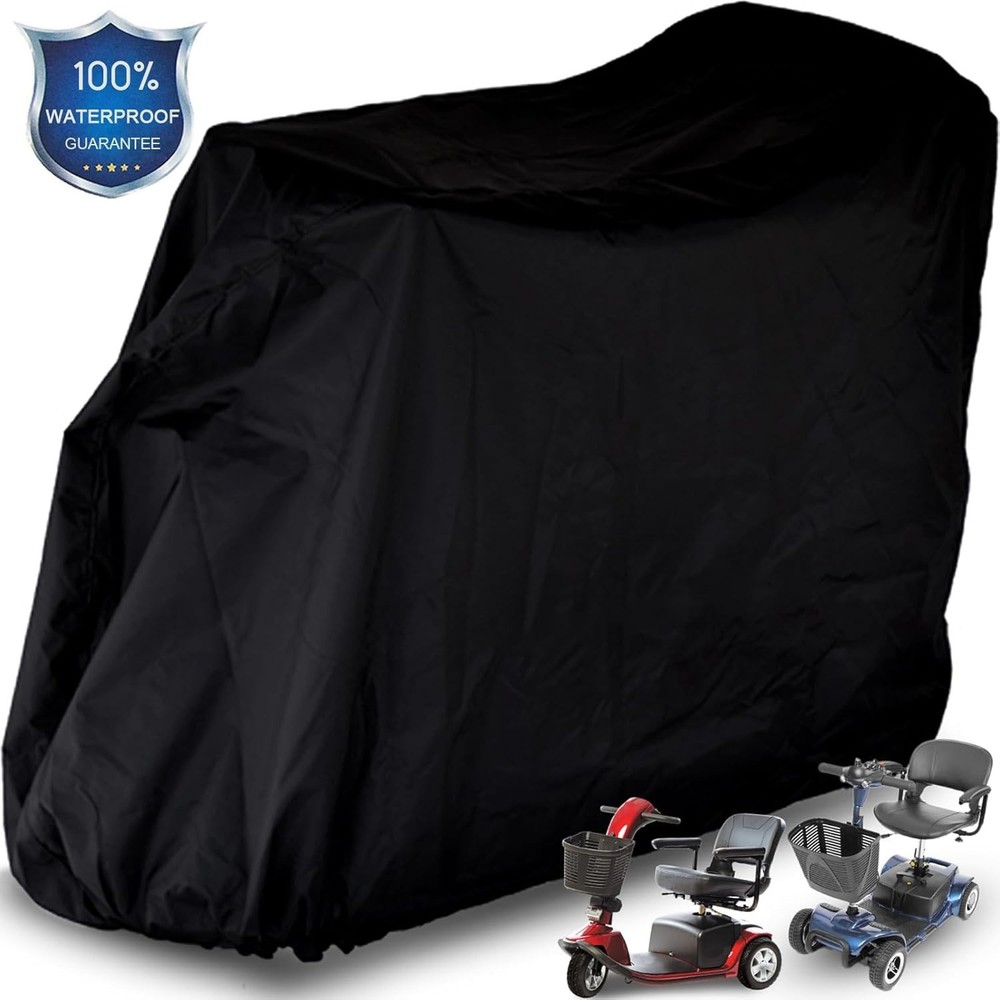 48″L x 22″W x 38″H Upgraded Mobility Scooter Storage Cover, 420D Oxford Fabri…