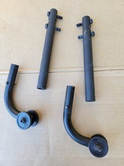 PDG Fuze T-50 – Manual Tilt Wheelchair ANTI TIP BARS Wheelie Bars Tippers Parts