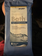 NEW Stryker – Sage Essential Bath Cleansing Washcloths – 3 Packages, 24 Cloths