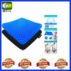 Cooling Gel Seat Cushion – 1.65“ Thick Comfort for Tailbone Pain Relief