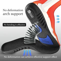 EVA Orthotic Insoles Arch Support Men Women Sport Shoe Inserts Shock Absorbing