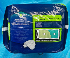 Prevail Bariatric Maxsorb Incontinence Brief, Size C Up To 110″ 4 Bags of 8