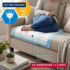 MED PRIDE Disposable Underpads 23“ X 36“ (25-Count) Incontinence Pads, Chux, B