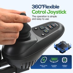 New Intelligent Foldable Electric Wheelchair All Terrain Mobility Scooter