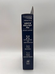 2x COPPER FIT ARCH RELIEF PLUS ORTHOTIC SUPPORT ADJUSTABLE ONE SIZE NIB MR 861