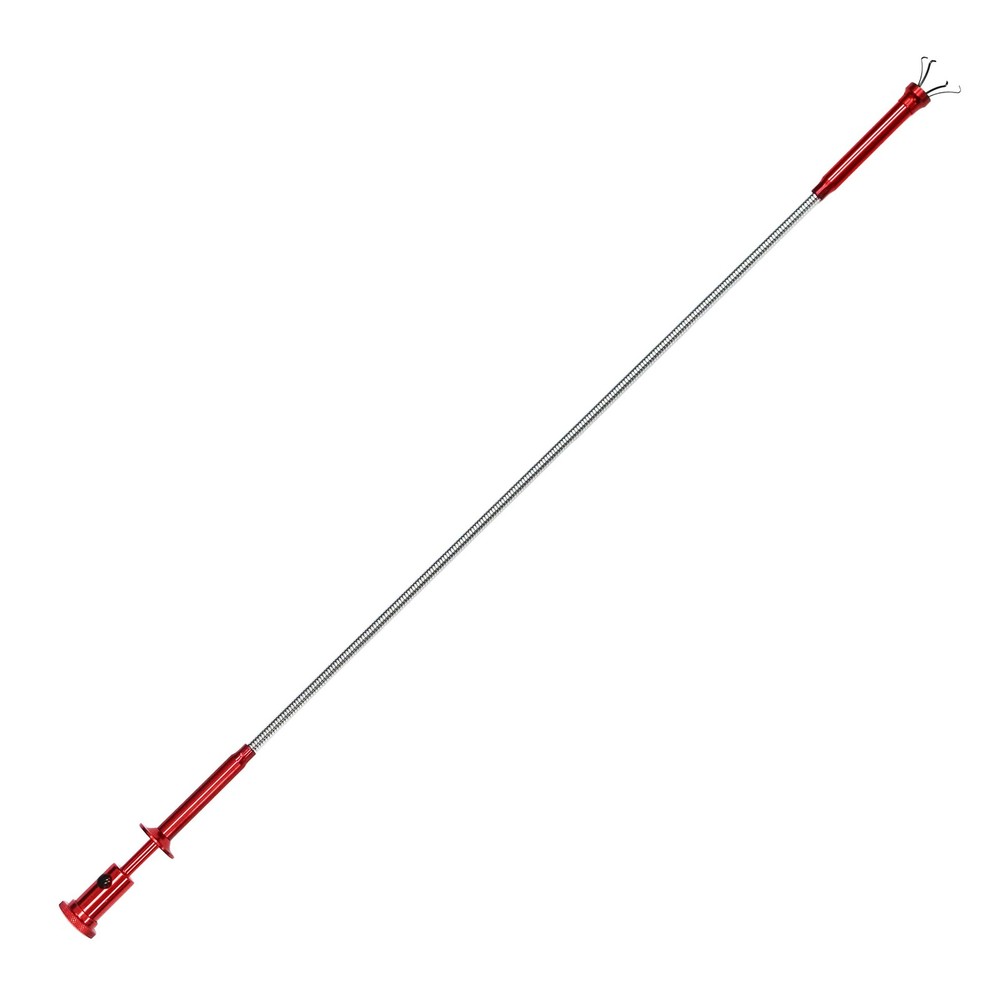Flexible Magnetic Pickup Tool 24 Inch Claw Grabber W LED Light Heavy Duty Steel