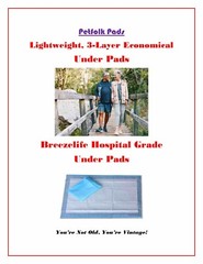 23×24″ Oops Pads Light Absorbency Incontinence Under Pads 600 Pads BULK DISCOUNT