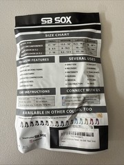 SB SOX Compression Socks SMALL 20-30mmHg Solid Black Best Compression Socks