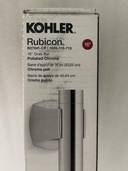 New KOHLER Rubicon R27241-CP 16″ Polished Chrome Grab Bar ADA Compliant
