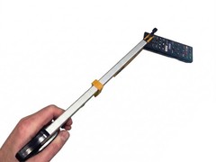 Compact Reacher Grabber Tool, 15″ Reach Extension with Rubberized Jaws and 3″…