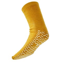 Non Slip Anti Skid Grip Socks | Premium Terry Cloth | XL 2XL 3XL Beige Gray Blue