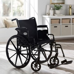 McKesson Lightweight Wheelchair Steel 16″-20″W x 16″ to 18″D Swing-Away Footrest