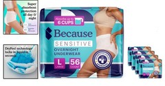 Comfortable Overnight Incontinence Briefs for Women – Ideal for Sensitive Skin