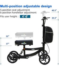 knee scooter – patinete de rodilla nueva en caja, nunca se utilizó
