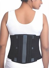 Lumbo Sacral Corset Back Pain Belt black us