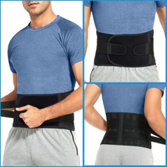 Back Braces for Lower Back Pain Relief with 6 Stays Breathable Back Support Belt