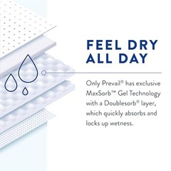 Prevail Air Plus Daily Briefs, Size 1, Ultimate Absorbency, 80 Count