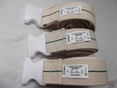 lot 3 Posey gait transfer belt strap 60in cotton adjustable plastic clip NEW