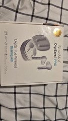 NuvoMed DigiEars PRO Wireless OTC Hearing Aid ITE Rechargeable 4 Modes