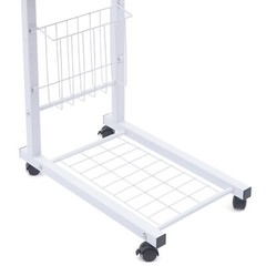 Bed Side Table Hospital Overbed Rolling Tray Adjustable Bedside Working Desk NEW