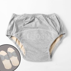 Cotton Incontinence Cloth Diaper Pants urine Leak-Proof for Women High Waisted