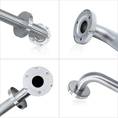 2 Pack 24 inch Grab Bars for Shower 1.25 24 Inch (Pack of 2) Brushed Nickel