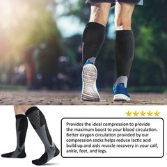1-3 Pairs20-30mmHg Compression Stockings Relief Medical Support Socks Men Women