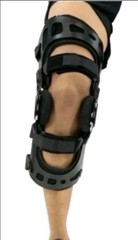 Coretech Dual 845 OA LEFT Knee Brace SMALL SUP2079BLKLS w/ 397 Suspension Sleeve