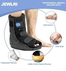 Jewlri Walking Boot, Short Air Walker Fracture Boot Support for Broken Foot