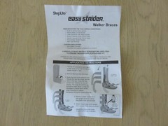 StepLite Ankle Walker Low Height Brace Easy Strider: Small: M 6-71/2 or W 5-81/2