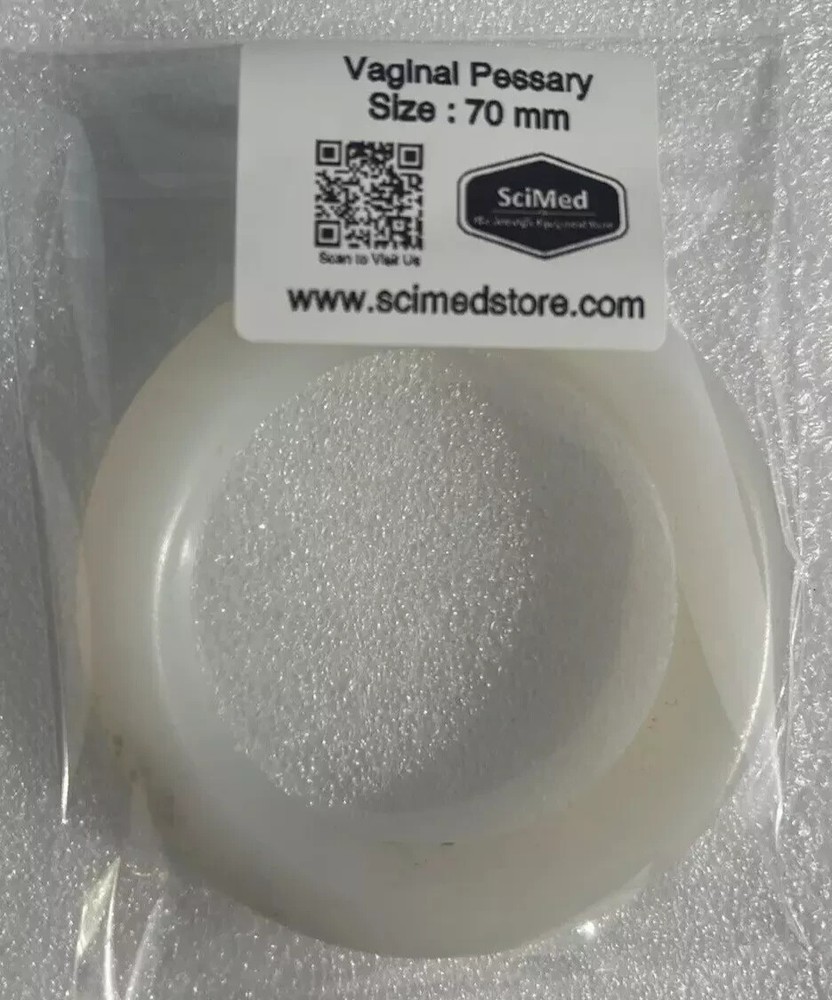 Pessary RING SIZE 2.25 INCH Utrine Prolapse 100% Silicone MEDICAL FDA APPROVED