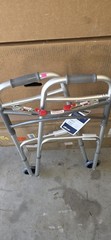 NEW Drive Medical Deluxe Two Button Folding Adjustible Walker 10210-4ASM