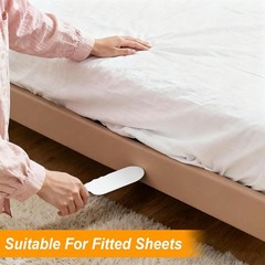 Bed Sheet Tucker Tool, 10.6in – Long Handle Mattress Lifter