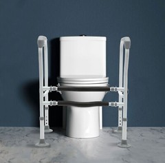Toilet Safety Rails Toilet Handles for Elderly Handicap Toilet Frame Grab Bar