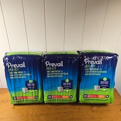 3 Pks Of 20 – Prevail Per-Fit Unisex Daily Underwear Size M 34”-46”