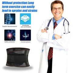 Back Brace Herniated Disc Lumbar Support Belts Lower Pain Support Relief Girdle