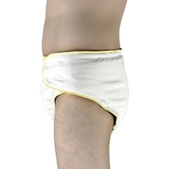 EcoAble Incontinence Bamboo Fitted Cloth Diaper Briefs for Special Needs Adults