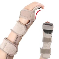 Adjustable Wrist Hand Splint Support Brace Immobilizer For Comfort, Black, S/M/L