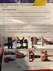 Brace Align FlexTrack ROM Telescoping Hinged Knee Brace – Adjustable Support NEW