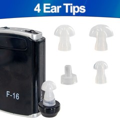 Personal Ear Hearing Aid Sound Amplifier – Volume & Frequency Control 50dB Gain
