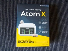 New Audien Hearing ATOM X Wireless Rechargeable OTC Hearing Aids