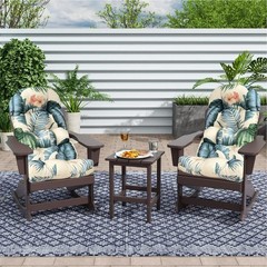 Outdoor Adirondack Chair Cushion with Elasticity 43″*20″4″, Teal Blue
