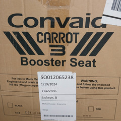 Convaid Carrot 3 Pediatric Special Needs Booster Seat Blue C3-310 NEW